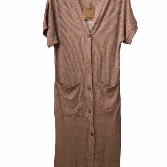 Long Cardigan Women’s Size Small Blush - Picture 4 of 4